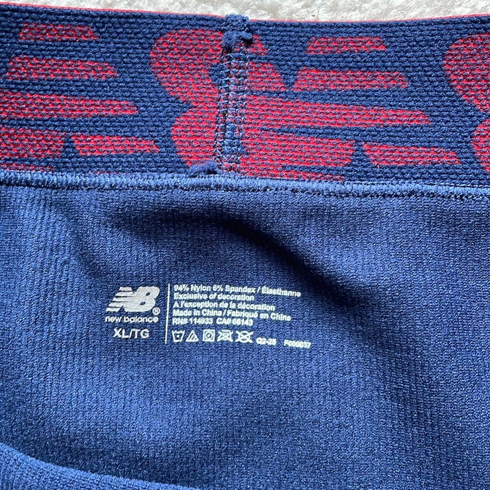 New Balance Women's Navy and Red Sports Bra Set - Picture 5 of 6